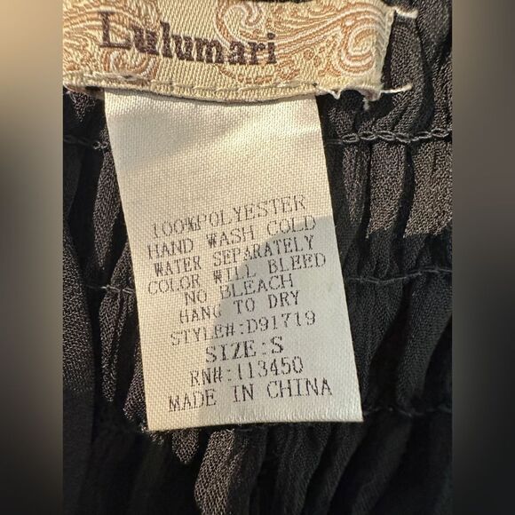 Lulumari Size S Colorful Patchwork Boho Women's Dress - Picture 10 of 11